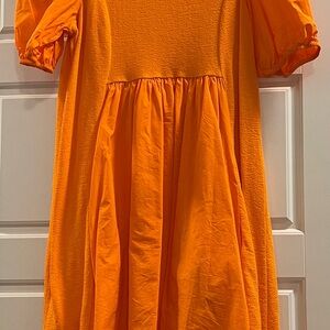 English Factory Orange Casual Dress